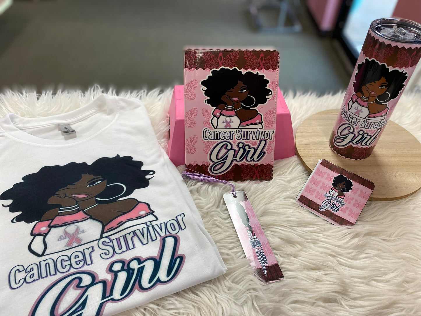 Breast Cancer Awareness Bundle-Survivor Girl