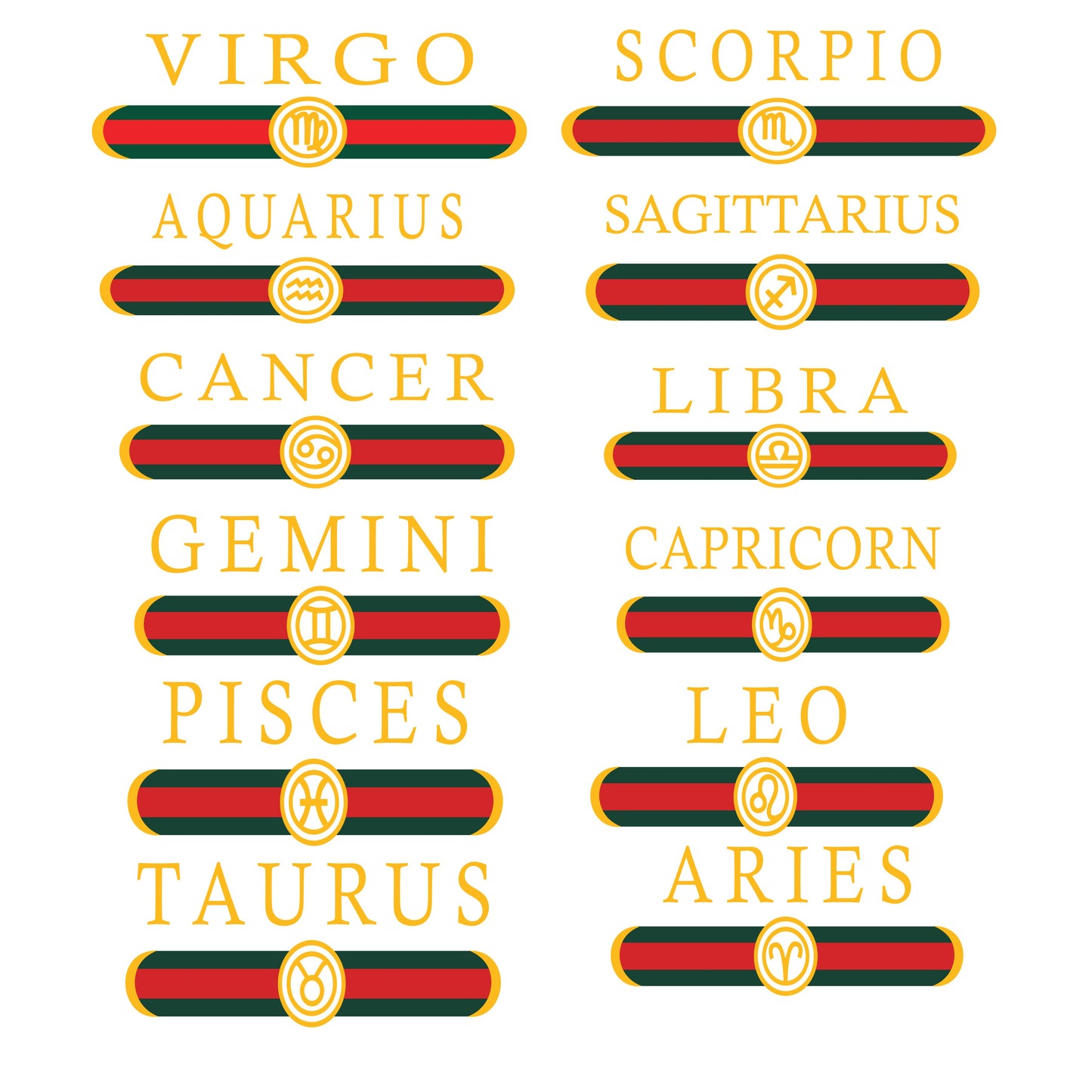 Zodiac Birthday Collection
