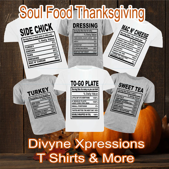 Soul Food Thanksgiving Shirts